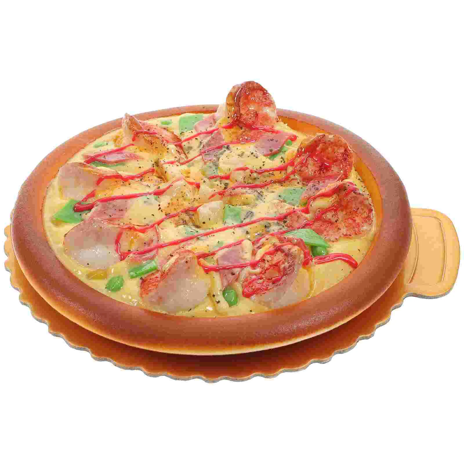 

Realistic Pizza Model Simulation Pizza Pretend Model Photography Prop Party Decor simulation pizza model