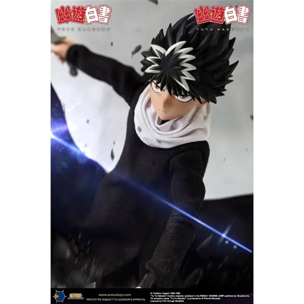 Original asmus brinquedos yuyu hakusho hiei figura de ação 1/6 hiei yuyu001 modelo colecionável bonecas estatueta ornamento presente brinquedos