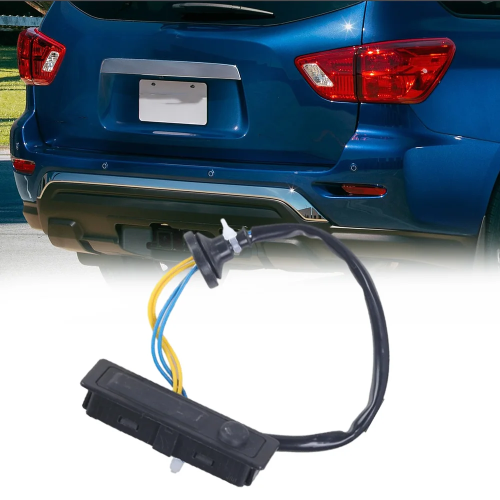 

Rear Trunk Lid Lock Boot Release Handle Switch Tailgate Open Button for Nissan Pathfinder Platinum S SL SV 3.5L V6 2013-2020