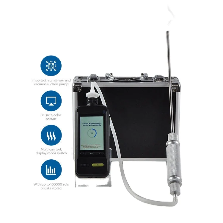 

Xtester- SKZ1050E Portable Biogas Flue NO Gas Detector Measurement Instruments Gas Analyzer