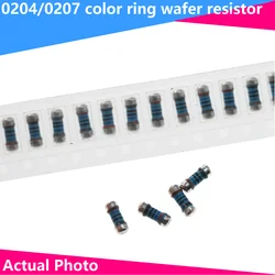 20 szt. 0204 0207 kolor pierścień SMD oporność płytki 1R 2R 4.7 1.5 10 15 22 27 47 100 220 Ohm 1K 2K 4.7K 10K 22K