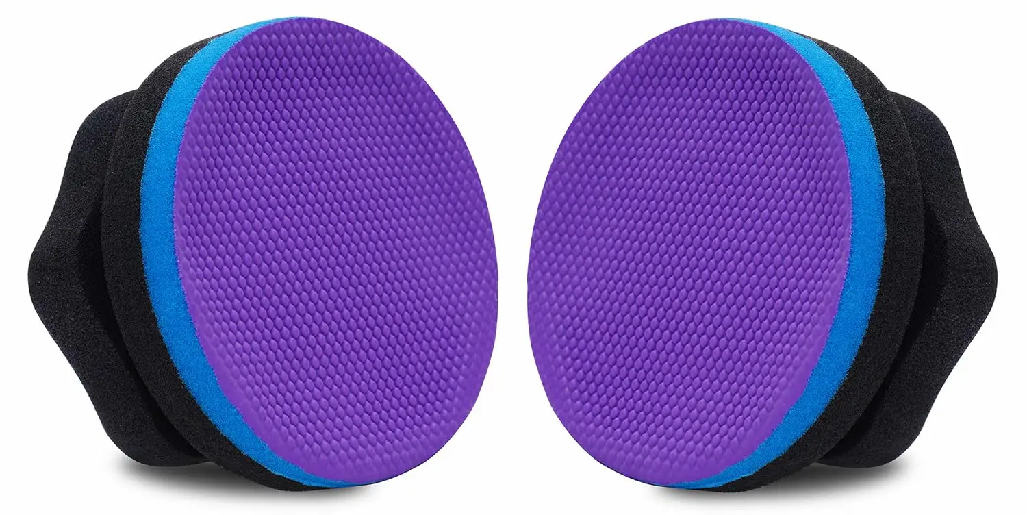 

Synthetic Clay Bar 2-Pack for Car Detailing, Cleansing Paint Surface Prep Tool for Waxing and Polishing Blue Purple