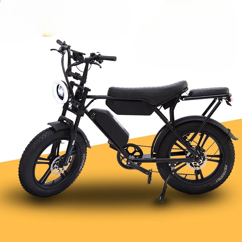 20 Inch Electric Mountain Bike Export Wide Tire Snowmobile Beach Bike Fat Tire Electric Climbing