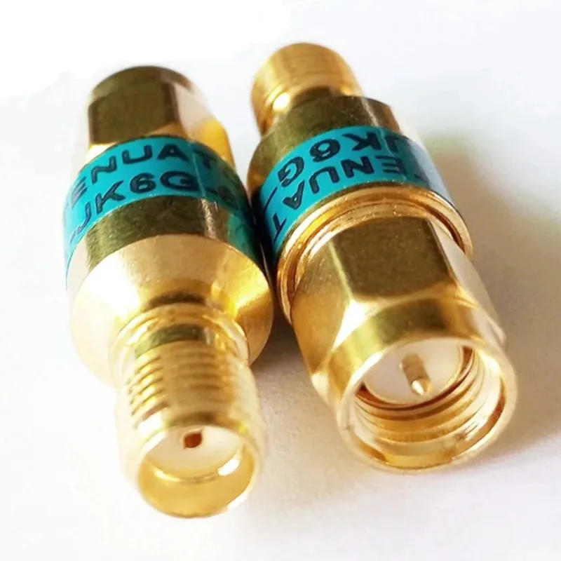 SMA DC Blocker 2W DC-6GHz RF Coaxial Block SMA Male to Female 50 Ohm SWR 1.2 for Amplifier Test