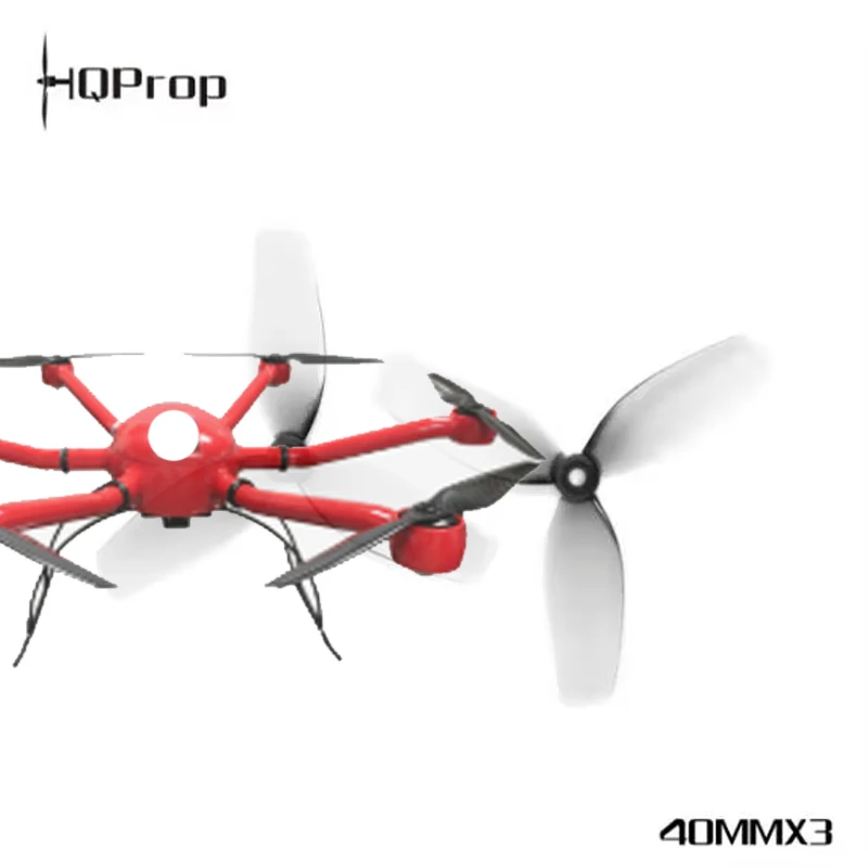 HQProp HQProp Ultralight Whoop Prop 1.6X1.1X3 Grey Propeller Blade -Poly Carbonate-1.5MM Shaft