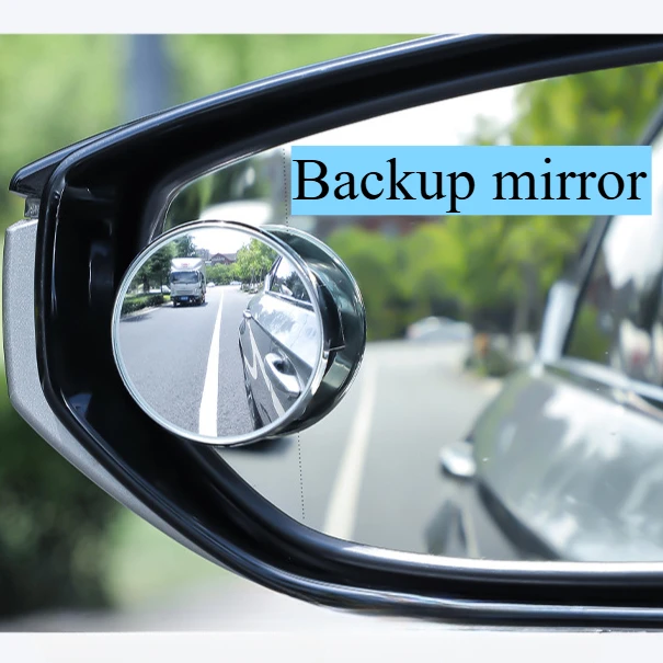

Car Rearview Mirror Circular Mirror Blind Spot Reverse Ultra Clear Auxiliary Reflector 360 Degree Panoramic Suction Cup Type