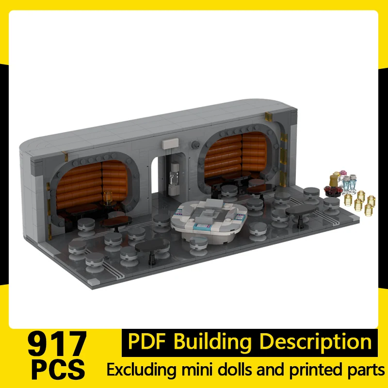 Star Movies MOC Building Bricks Spaceship Set