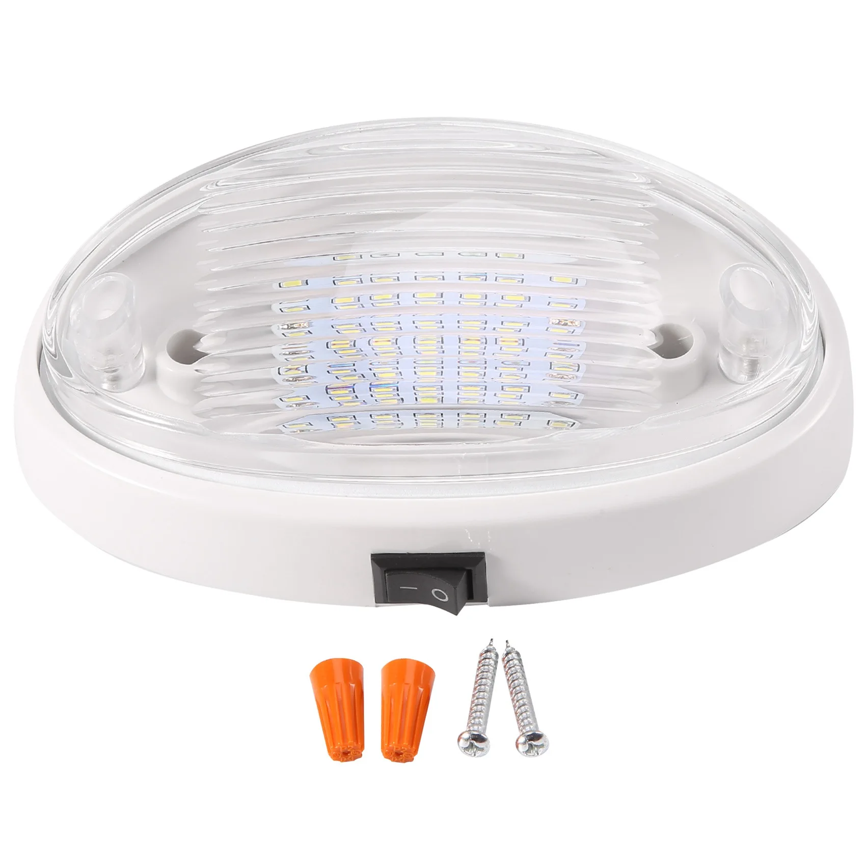 12V LED Light with Switch Caravan Motorhome Boat Awning Annex