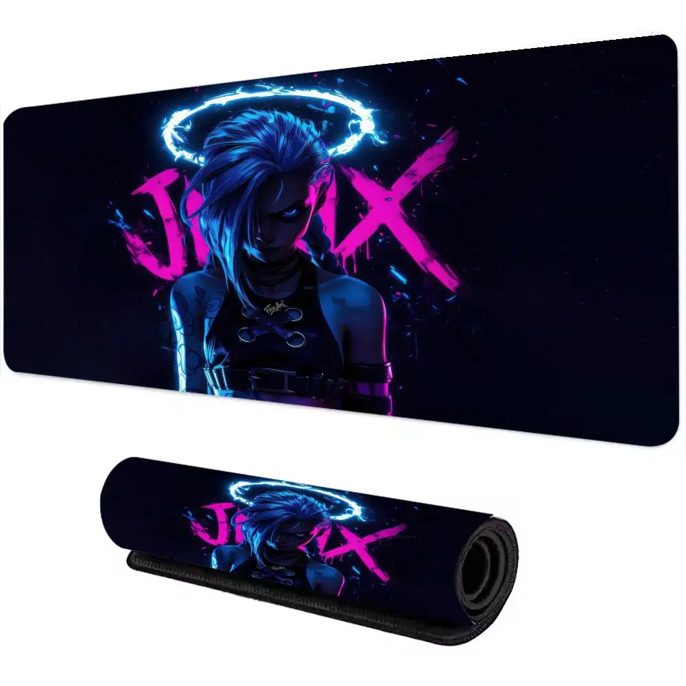 

Arcane Jinx Anime Mouse Pad XXL Large Computer Office Game Table Mats Rubber Anti-slip Gaming Keyboard Mousepads Long Desk Pads
