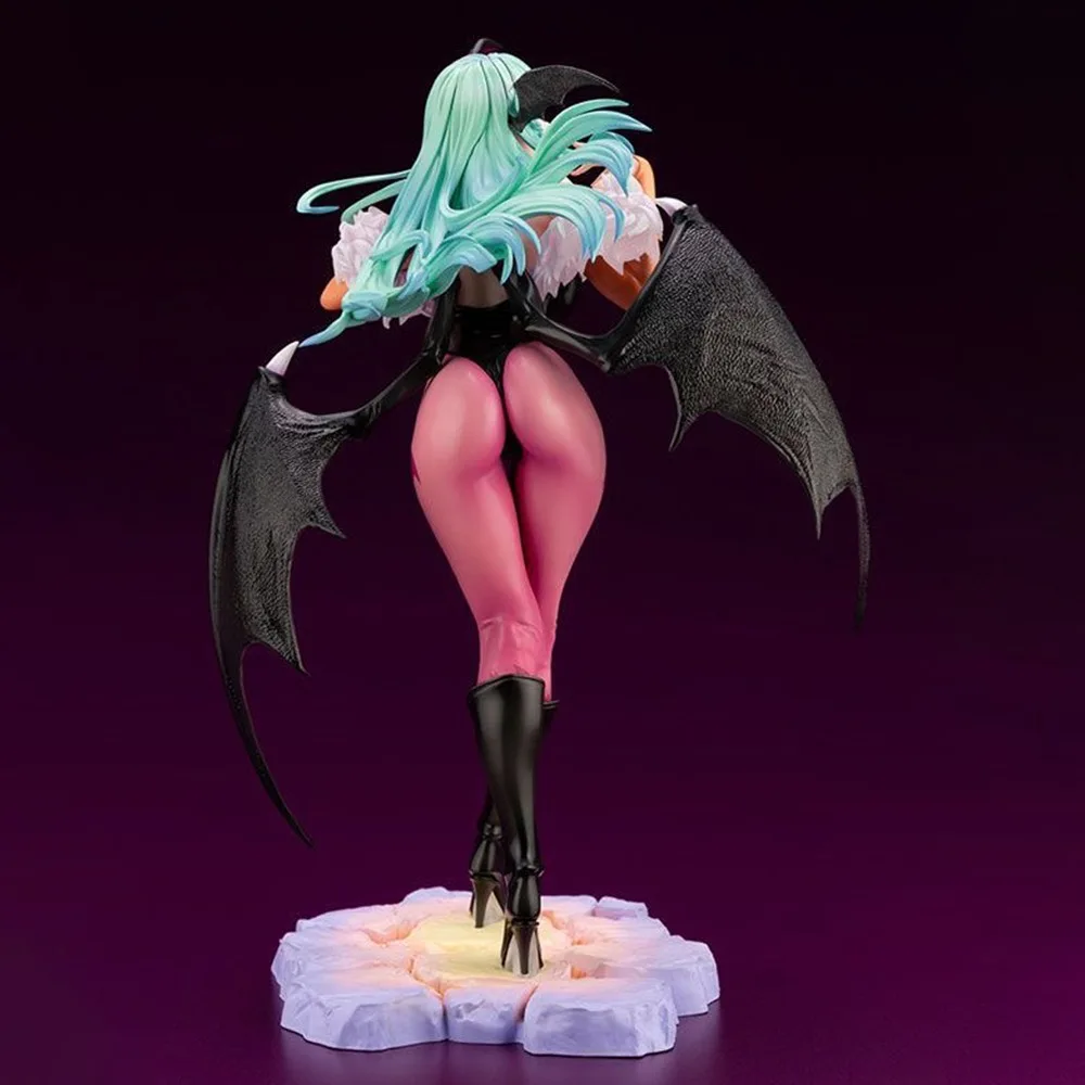 8.66in/22cm Anime Vampire Figure Morrigan Aensland Action Figures Pvc Model Statue Collection Decoration Toys Gifts
