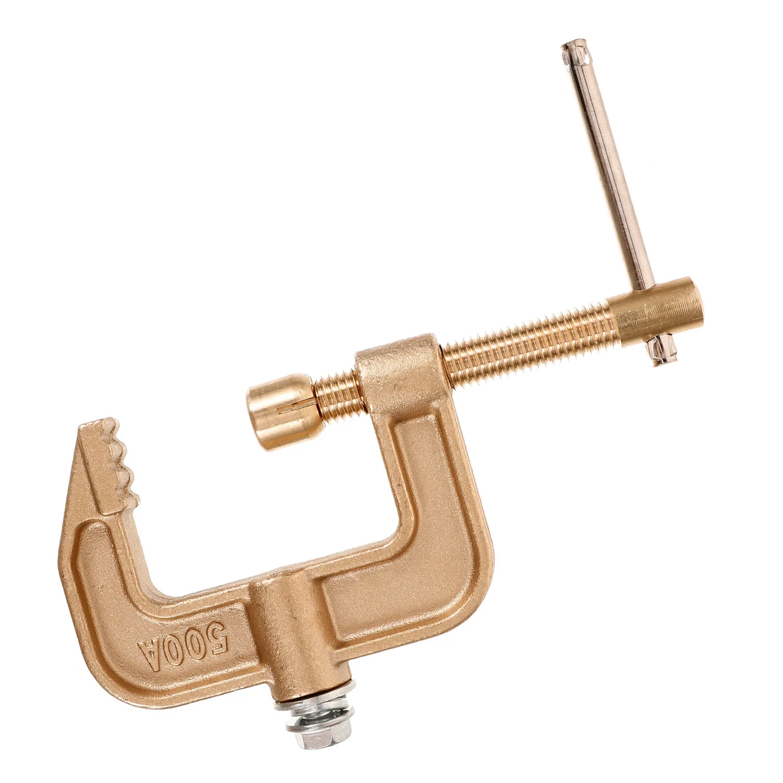 

Heavy Duty Welding Ground Clamp for Welder Excellent Conductivity Adjustable Tightness Even Clamping Force Stable Grounding