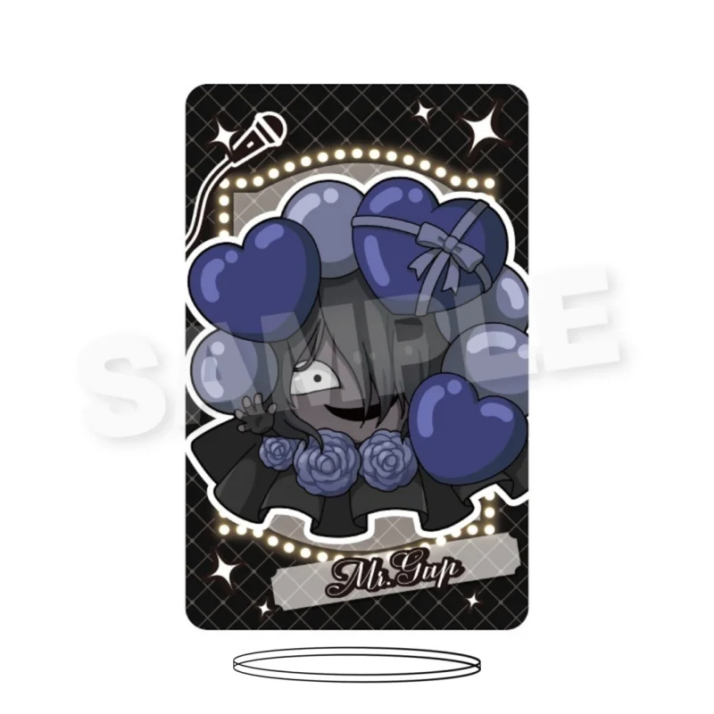 Puzzle Horror Game Homicipher Mr. Crawling Mr. Scarletella Idol Ver Rectangle Acrylic Stand Model Plate Keychains Desk Decor