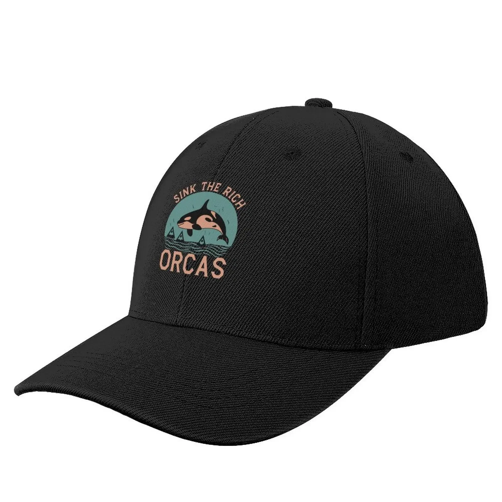 

Sink the rich orcas Baseball Cap Trucker Cap Luxury Cap Thermal Visor Wild Ball Hat Mens Tennis Women's