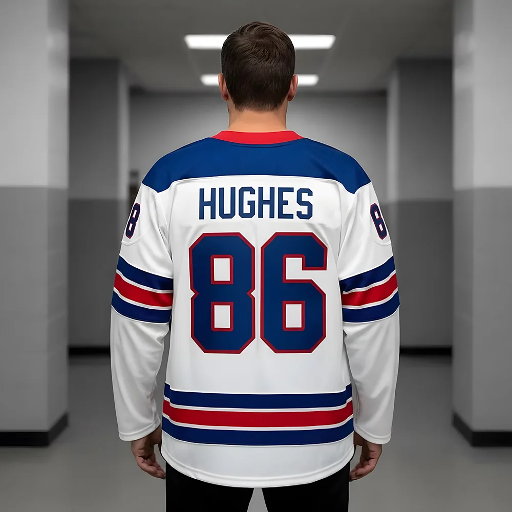 USA JERSEY Jack Hughes Shirt Men Usa Gold Hockey Jersey Patriotic Hockey Fan T-shirt Unisex Fan Hockey Gift Y2K Tee Sportswear