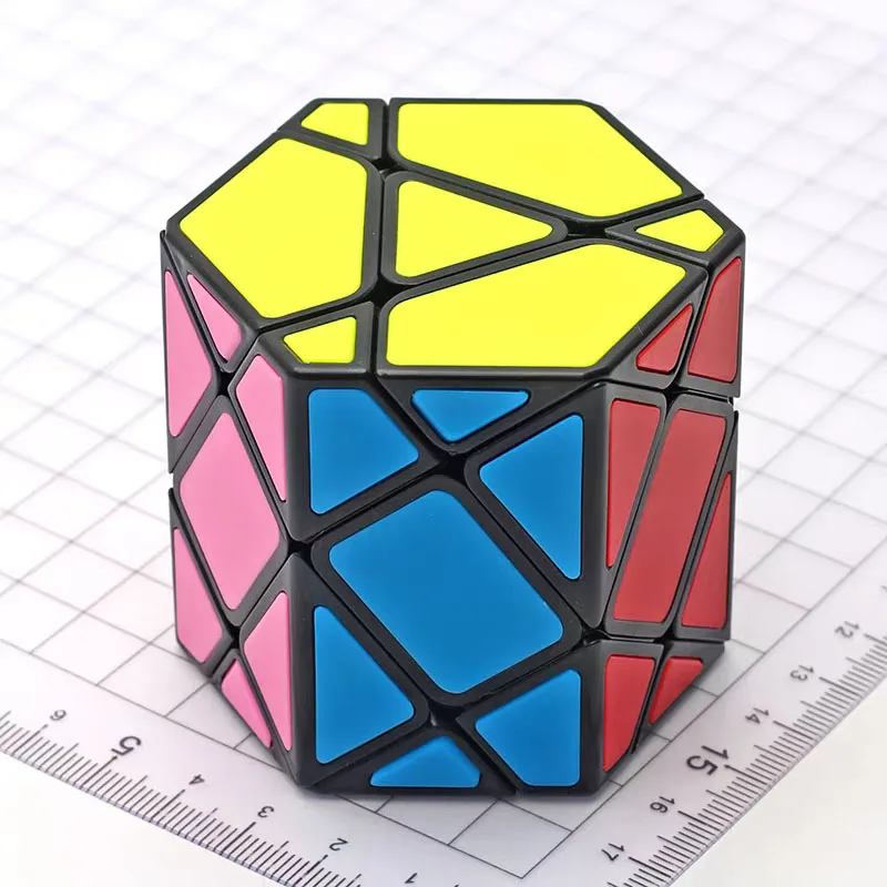 Creative Idea FanXin Hexagonal Prism Cube Speedcube 3x3x3 Fun Challenging Brain Teaser Toys Educational Gifts For Kids Adults 