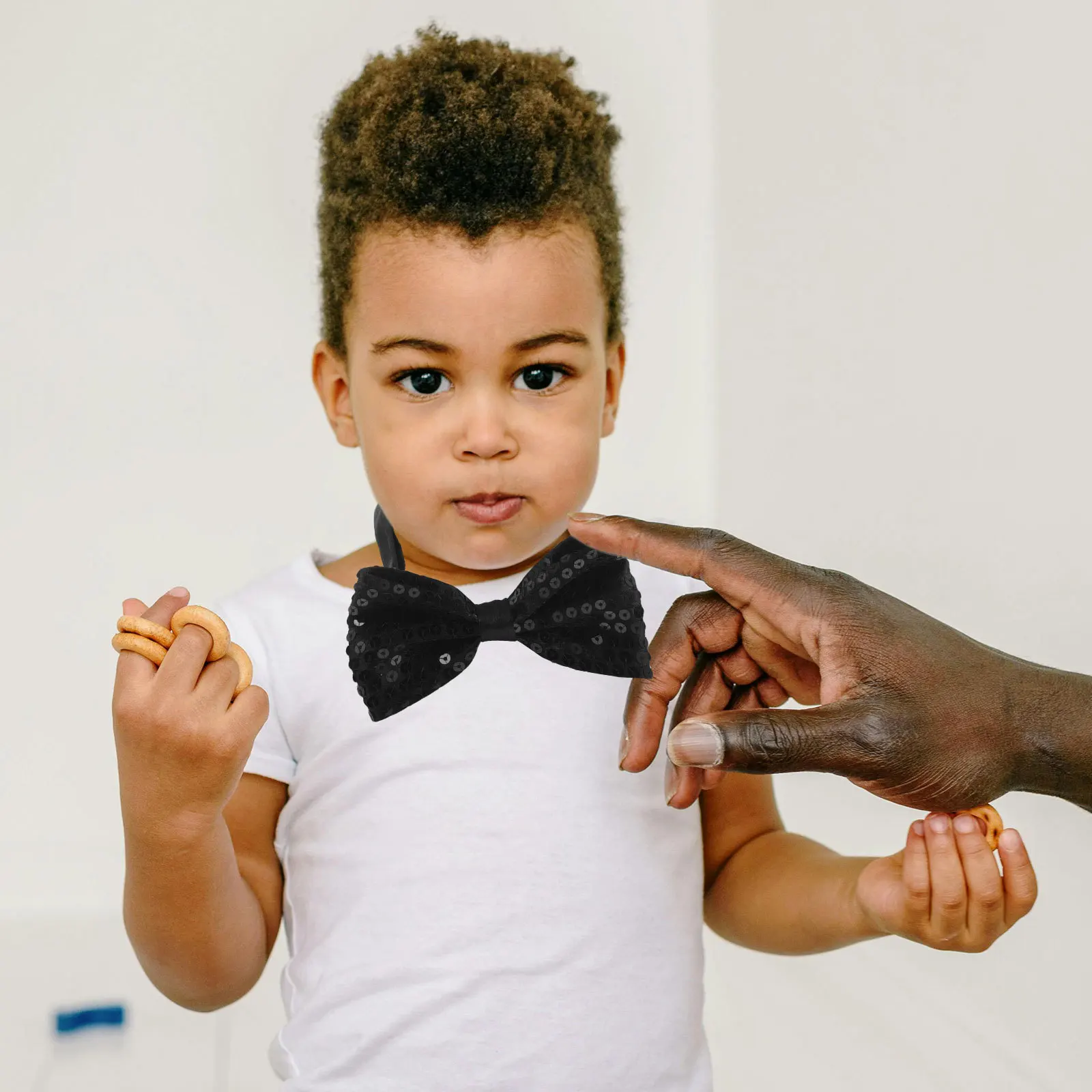 

5 шт., галстук-бабочка с блестками, регулируемая длина, блестящие предварительно завязанные детские галстуки-бабочки для выступления на сцене, выпускной, свадебной вечеринке, банкета