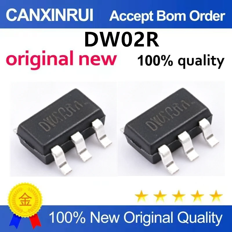 (5pcs-10pcs)Brand new original DW02R SOT23-5 2-in-1 lithium battery protection IC chip