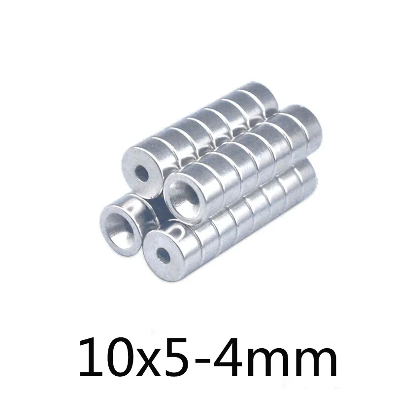 10x5-4 N35 Powerful Magnets 10*5 mm Hole 4mm Permanent Round Countersunk Neodymium Magnetic Magnet 10*5-4 mm