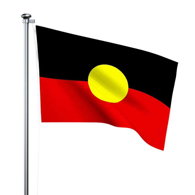 Gaslight Gatekeep Girlboss 5' x 3' Aussie Australia Australian Aboriginal Indigenous Flag Banner 150cm x 90cm