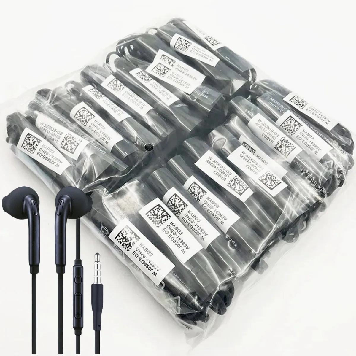 Écouteurs intra-auriculaires S6, 20 pièces/lot, 3.5mm, avec micro, pour Samsung Galaxy S5 s6, casque d'écoute, livraison gratuite