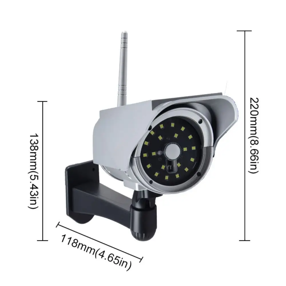 Intelligent Voice Prompt Simulation Monitoring Light Anti Theft Remote Control Solar Light Energy Conservation Waterproof