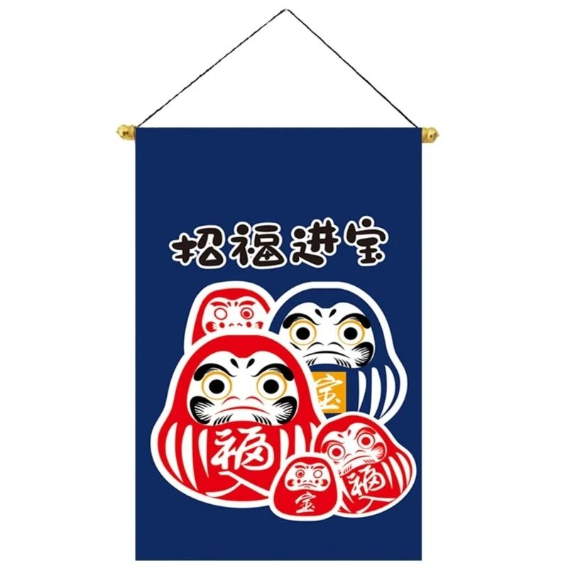 

Japanese Styles Lucky Cats Hanging Flags for Sushi Shop and Restaurant Decors