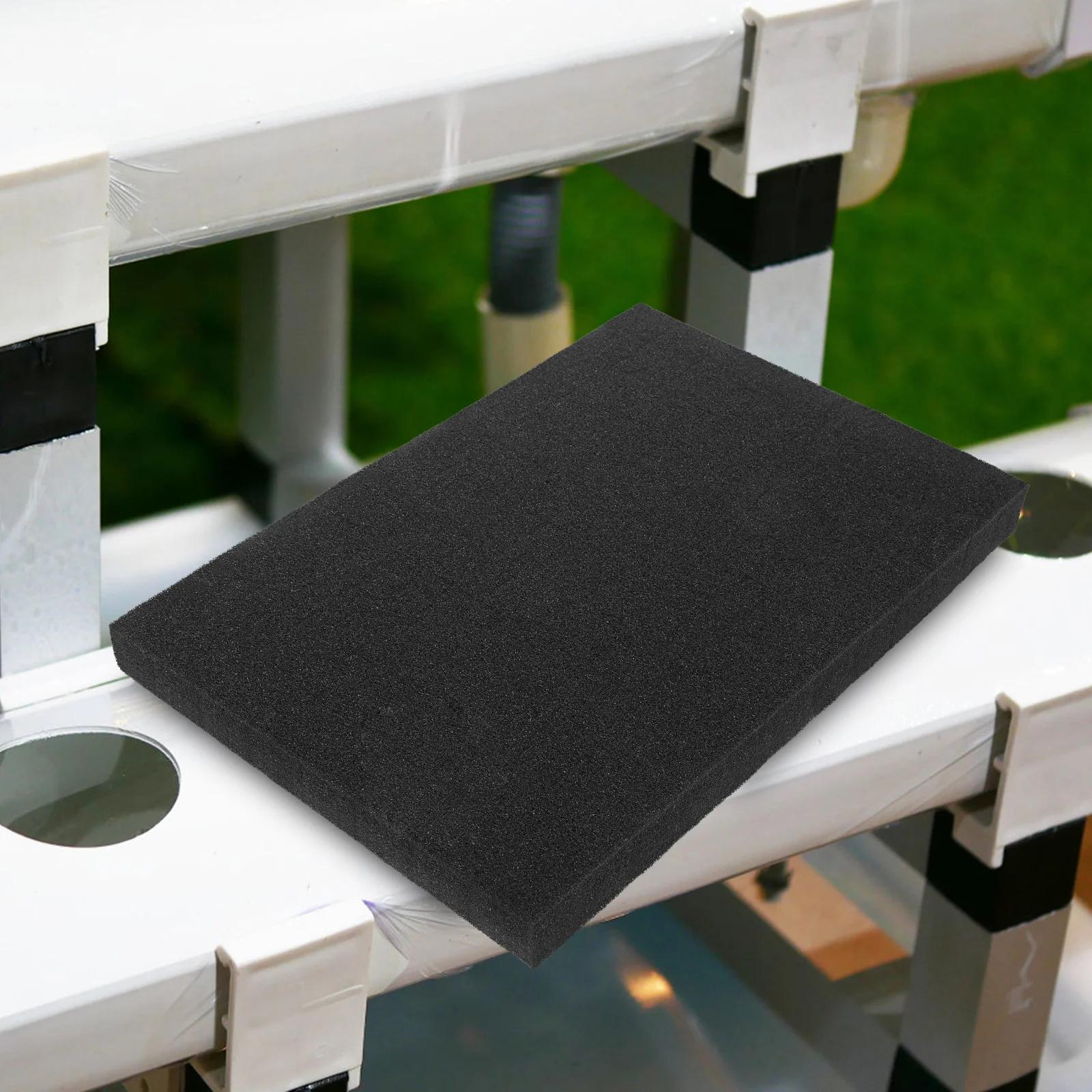 4 시트 수경 재배 스폰지 묘목 재배 도구 사각형 심기 원예 스폰지 온실 무토양 성장 용품