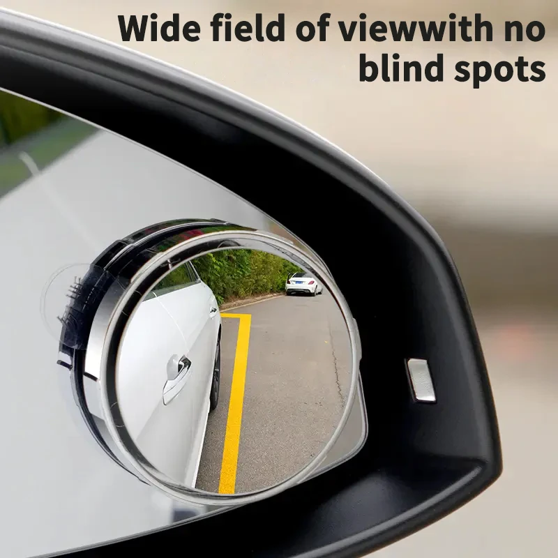 Car Side Rearview Mirror, Vehicle Blind Spot Mirror, High-Definition Convex Blind Spot Mirror, Small Round Car Rearview Mirror Suitable for Mercedes-Benz C-Class