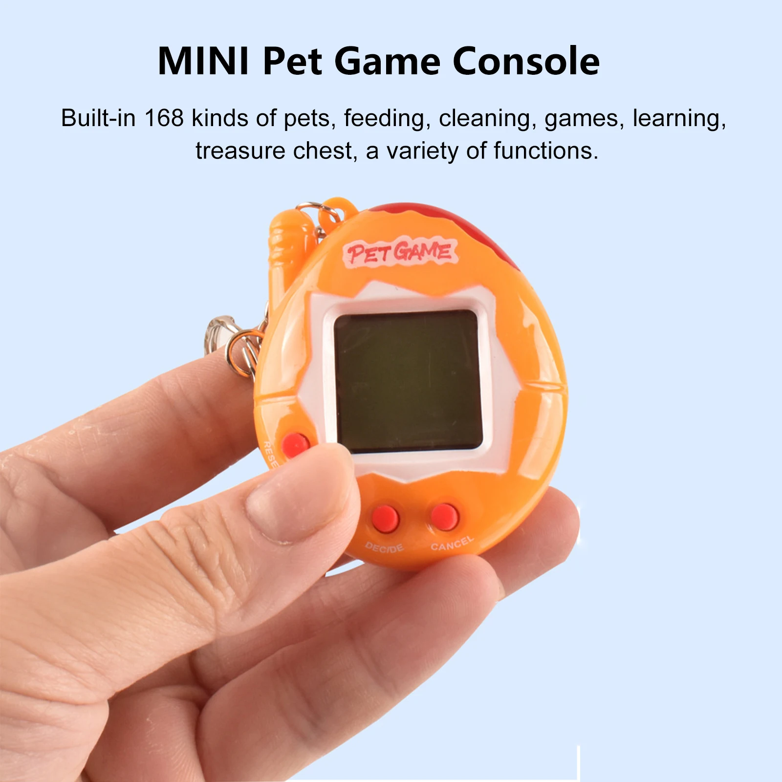 5PCS Tamagotchis Electronic Pet Toys 90S Nostalgic 168 Pets in One Virtual Cyber Pet Toy Funny Christmas Gift  Mini Pet Machine