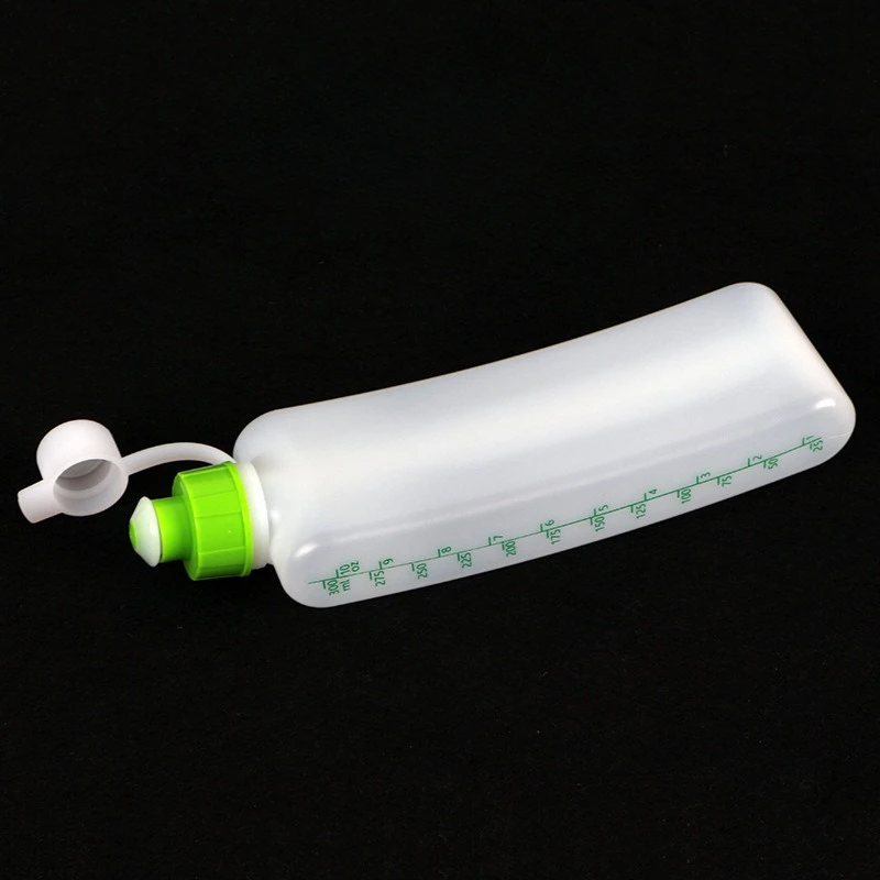 JINGYU Sports Folding Soft Water Bottle TPU Water Bag Marathon Running Hydration Equipment 300ml Outdoor Sports Water