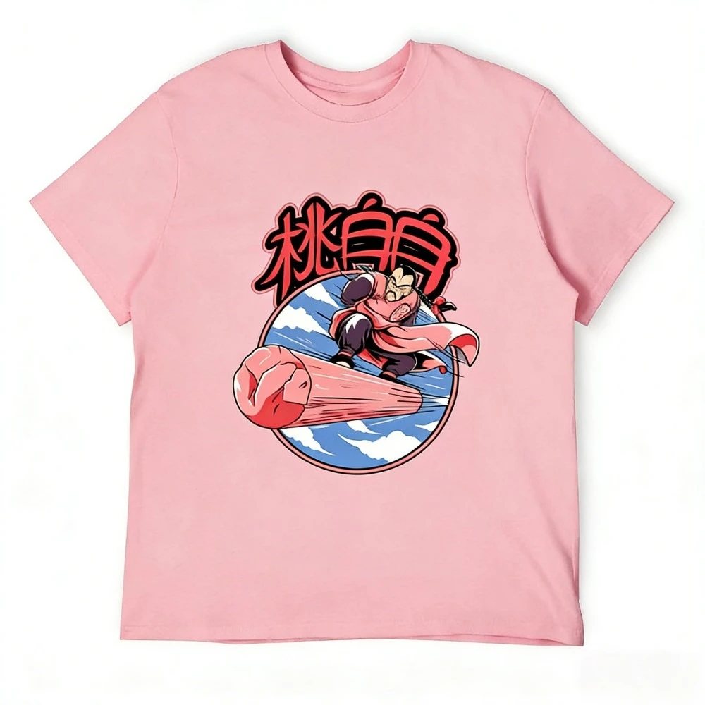 Dragon Ball Tao Pai Pai Unisex-T-Shirt aus reiner Baumwolle, 2026, Sommer, neues, beliebtes Anime-Druck, lässiges Eltern-Kind-Kurzarmshirt