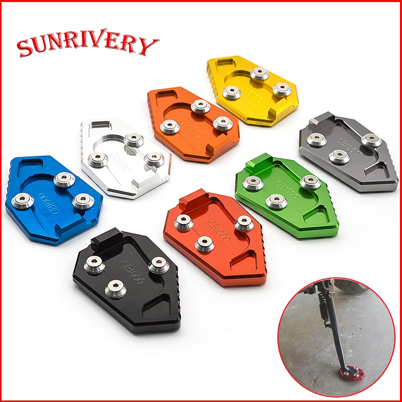 

Для Honda CB1000R SC60 2008-2016 мотоциклетная подставка для велосипеда, удлинитель боковой подставки для ног, подставка для ног, аксессуары для мотоциклов