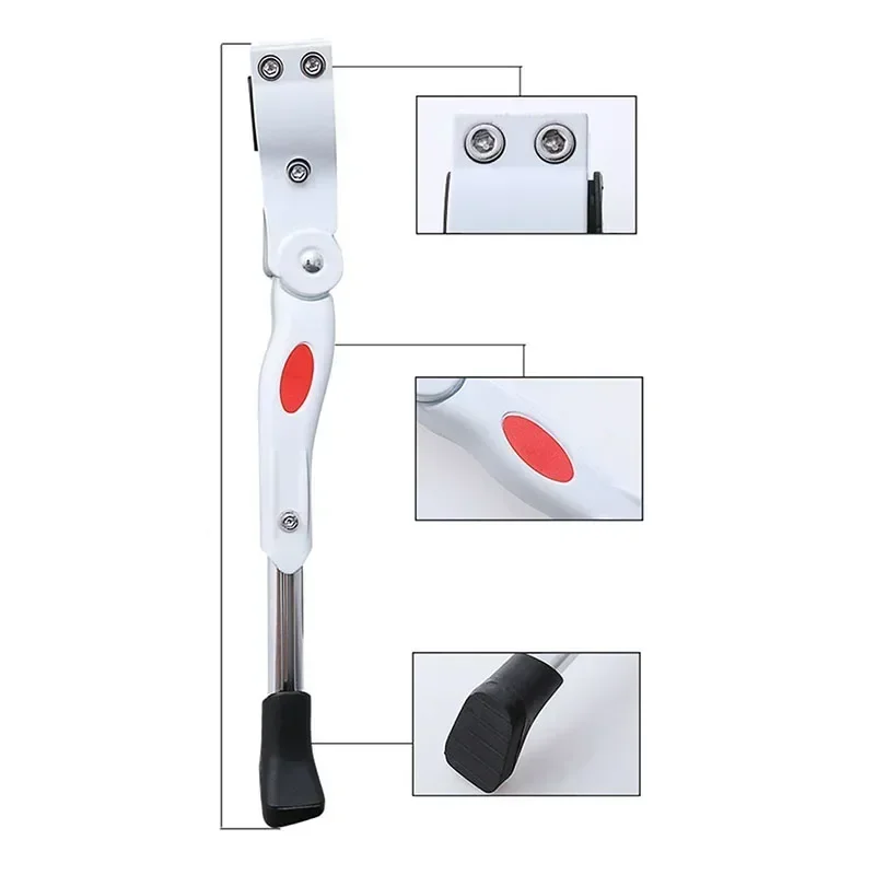 Soporte de aleación de aluminio para estacionamiento lateral de bicicleta, soporte portátil para bicicleta de montaña y carretera, elementos de ciclismo impermeables