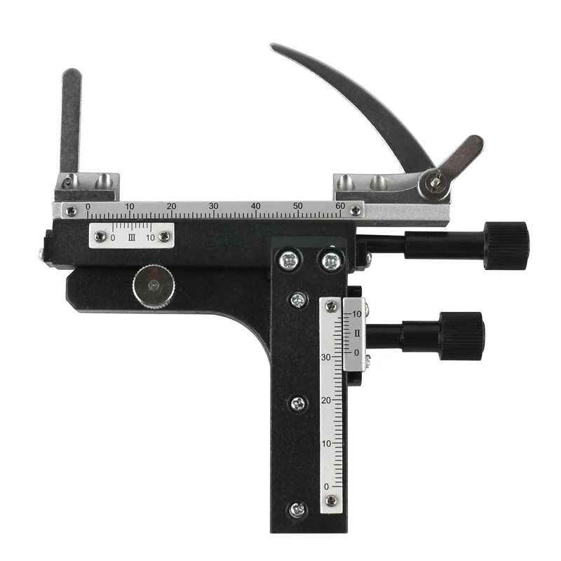 Meccanico attaccabile da palco mobile XY con accessorio per microscopio in scala 0-60 mm per microscopio biologico monoculare