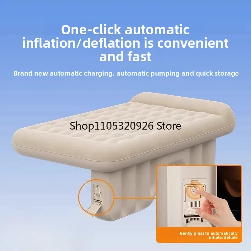 New automatic inflatable car mattress  rear sleeping mat sleeping artifact  rear seat bed