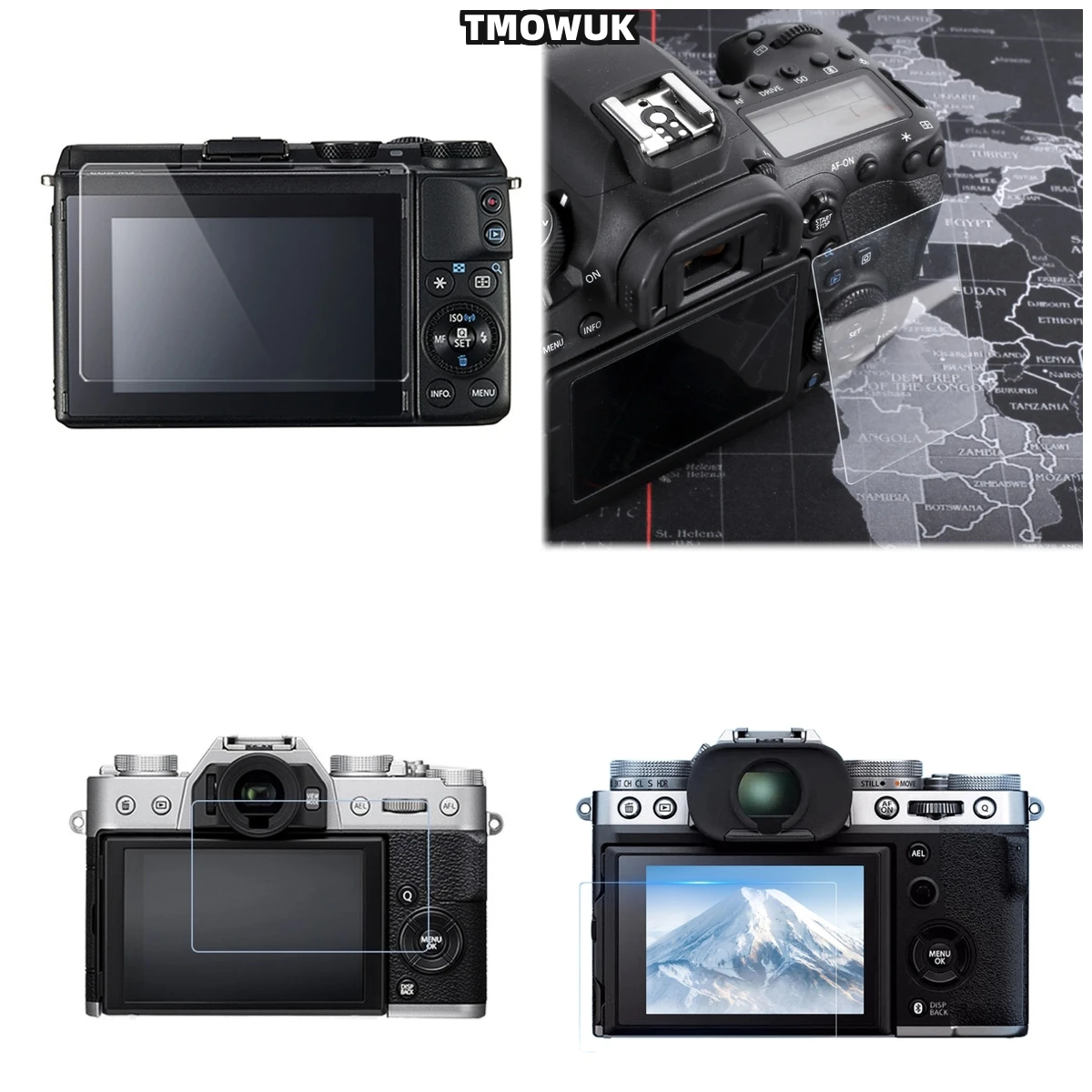 

​​For Fujifilm X70 XT-3 Anti-Scratch Tempered Glass Screen Protector - 9H Hardness Shatterproof Privacy Film With Easy Installat