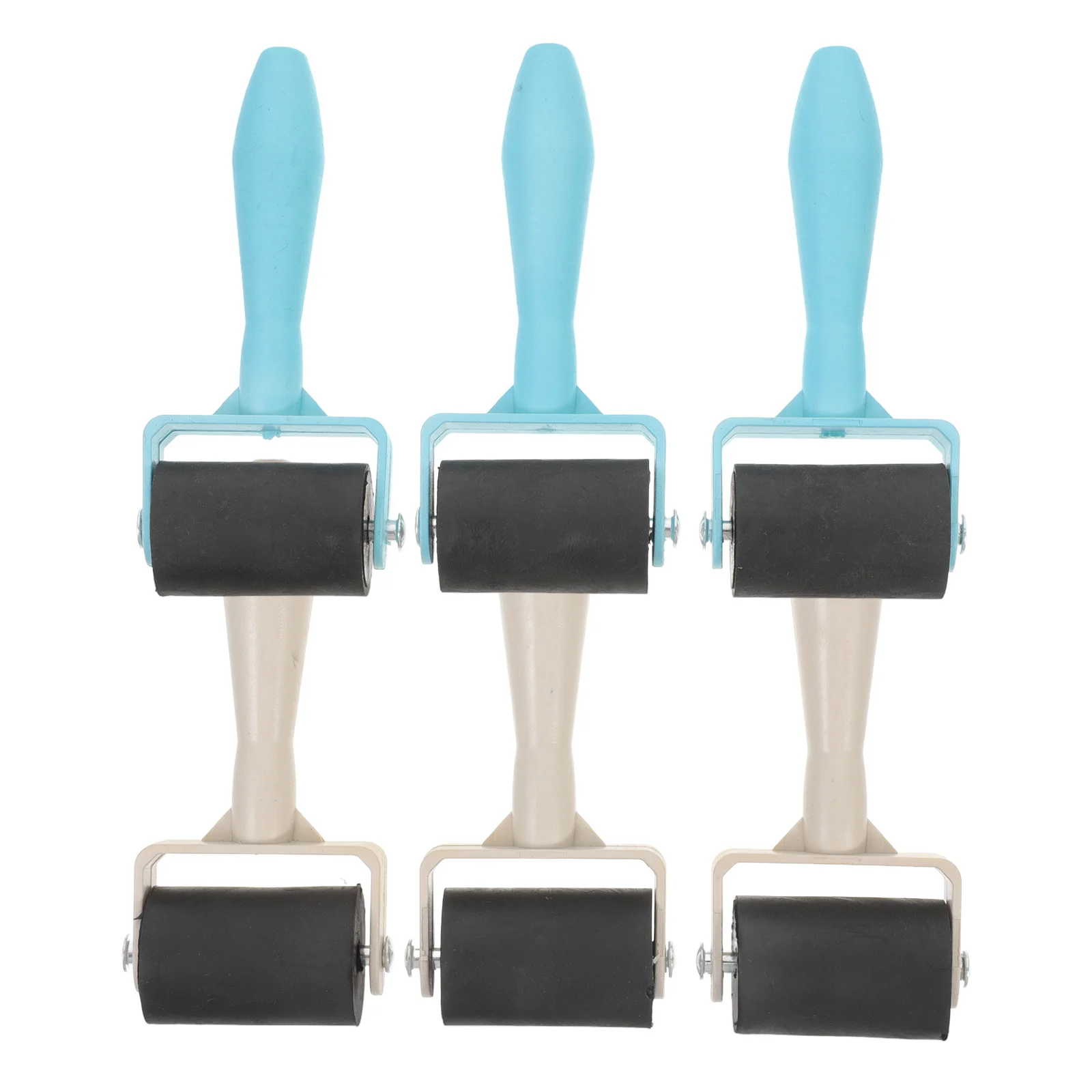 6 個プロフェッショナルグレード版画用ローリングスタンピングクラフトペイントインク分配ツール画材キット