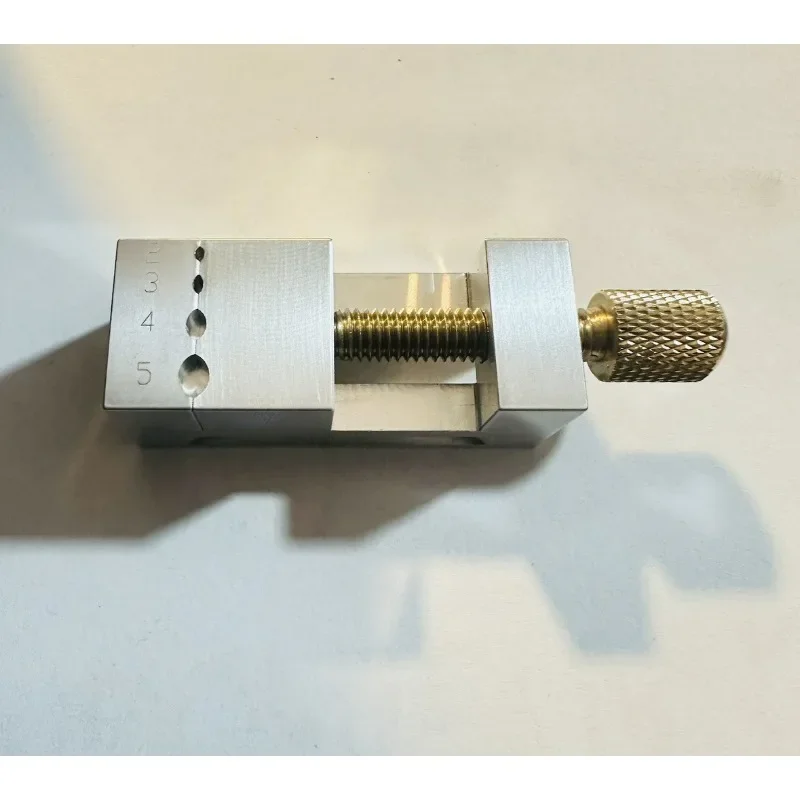 Precision Watch Repair Bench Drill Motor, Aluminum Alloy Base, Brass Pliers, Stainless Steel Vice Sliding TableGoods in stock