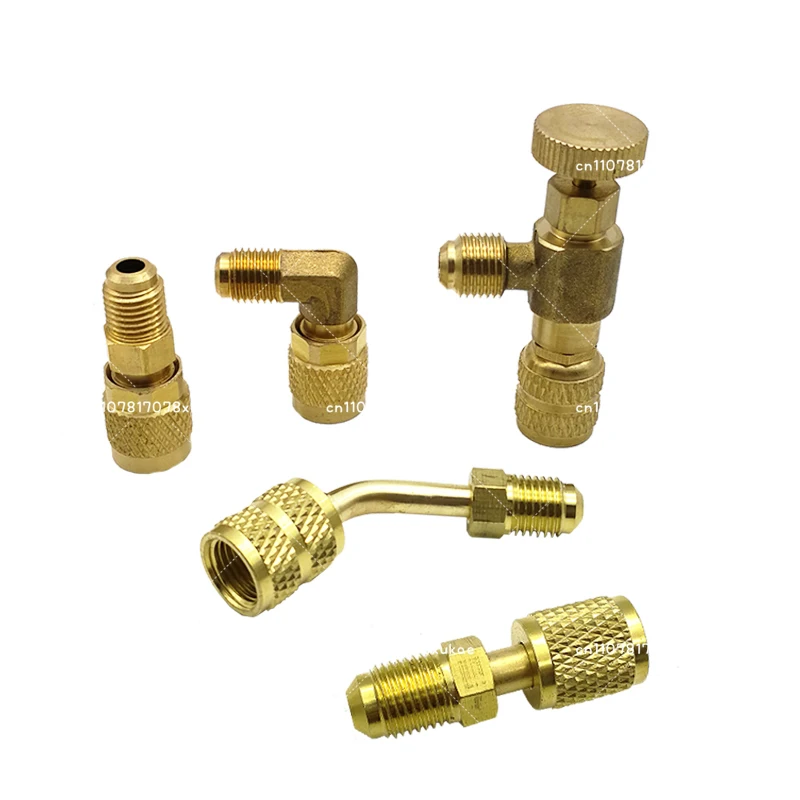 

R410 adapter All copper male English connector Air conditioner Electric air conditioner adapter