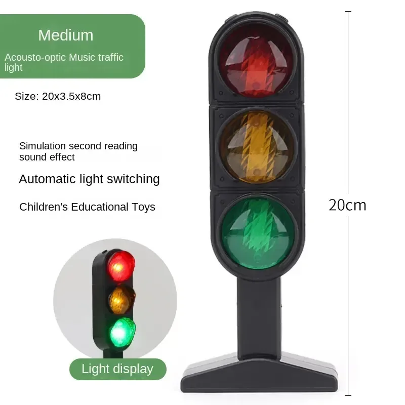 Kinder Gadpiparty Spielzeug Ampel Zeichen Spielzeug Ampel Lampe Basis Simulation Straßenlicht Sicherheit Verkehrs Lampe Zebrastreifen