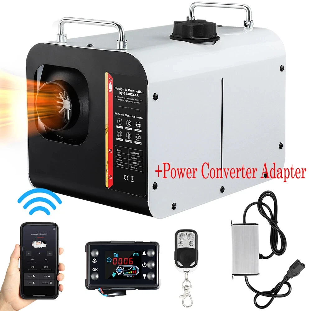 الكل في واحد 5KW 8KW سخان هواء الديزل ترموستات قوي التدفئة 12 فولت التحكم عن بعد للقوارب دراجة ثلاثية العجلات الكهربائية القوافل