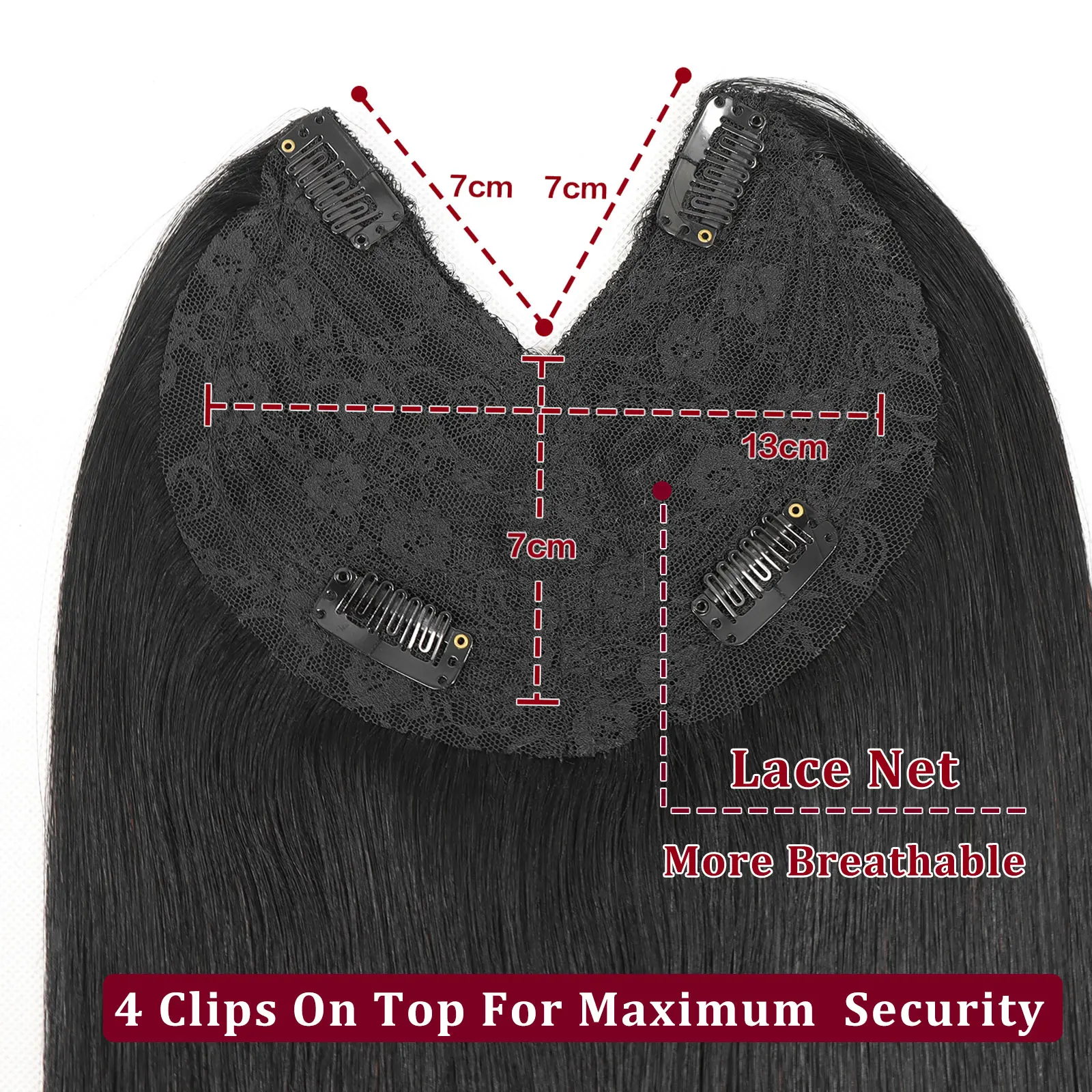 V Shape Clip In Human Hair Ext - огляд і ціна Women Accessories On Sale