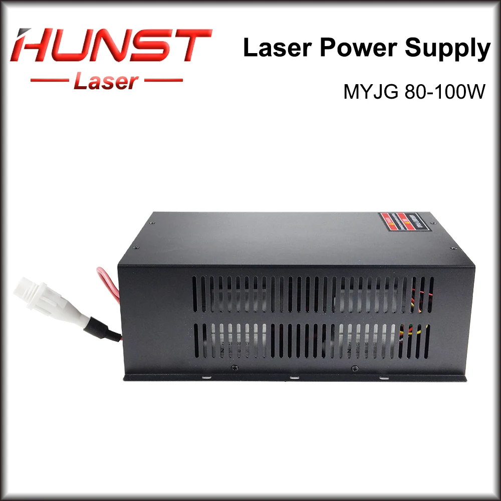 Imagem -02 - Hunst Myjg Laser Power Supply Gerador a Laser para Co2 Gravação Máquina de Corte Tubo de Vidro 80 100w 100w