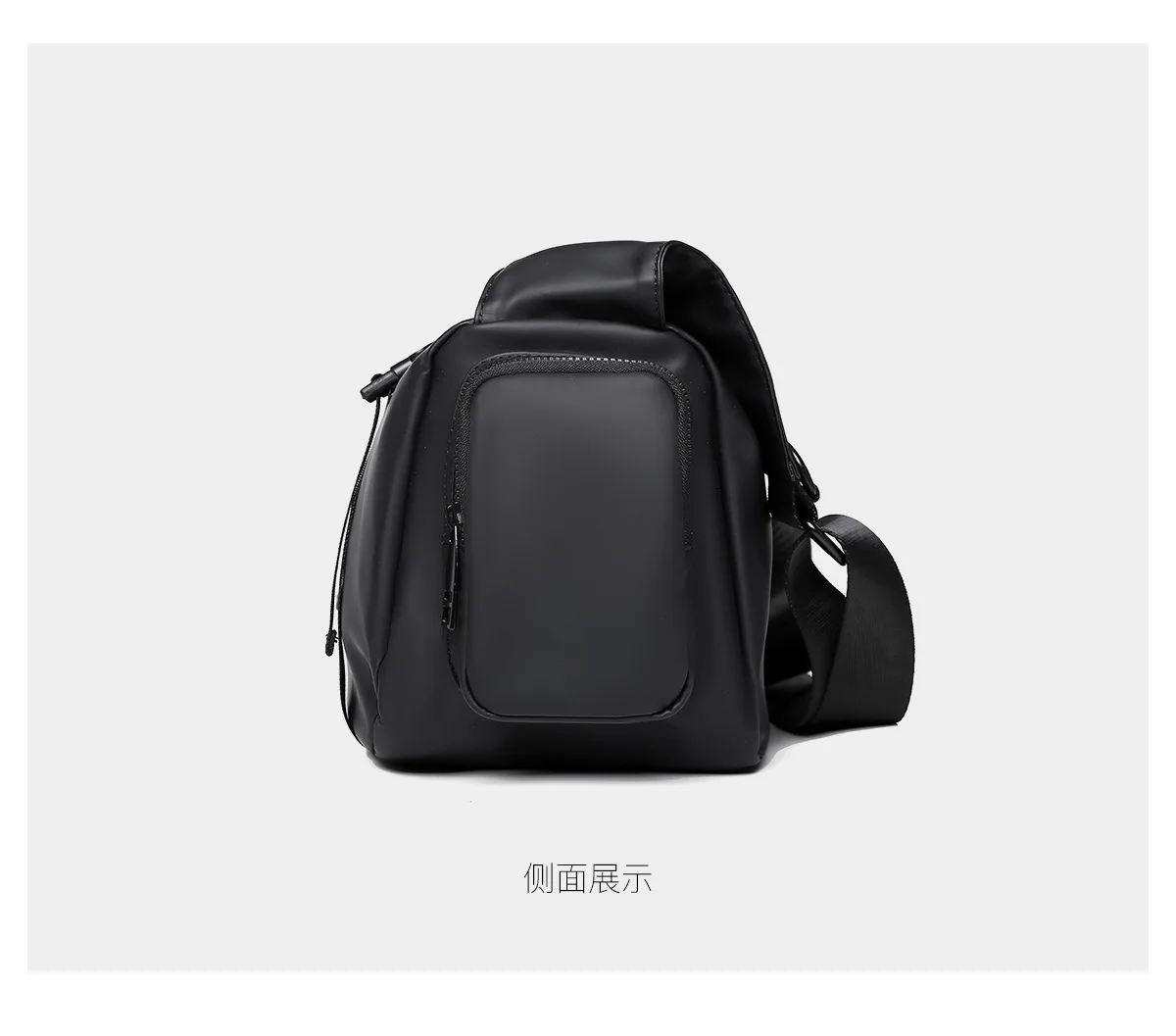 New High-end Men's Membrane Shoulder Bag with Large Capacity, Trendy and Multifunctional Crossbody Bag, Waterproof Sling Bag