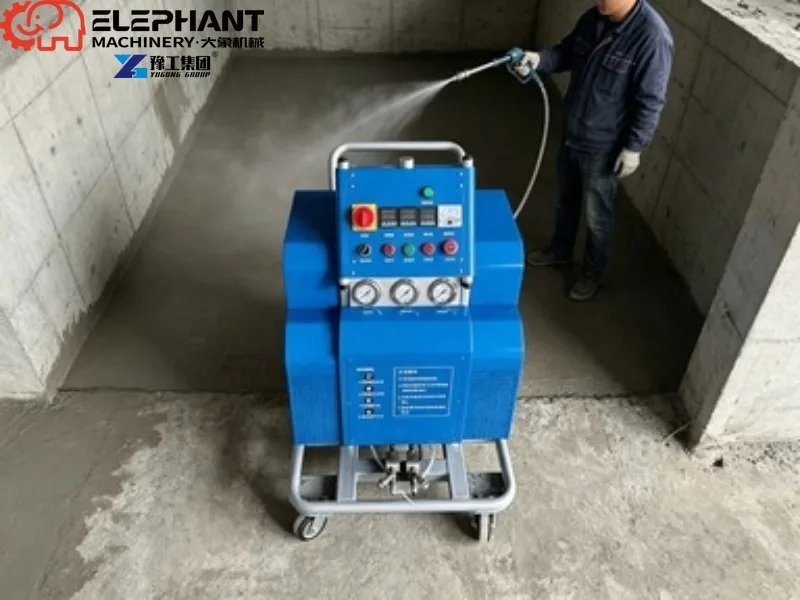 Polyurethane Foam Spray Coating Machine ISO Certified Hydraulic PU Spraying Equipment For Building Wall Roof Insulation
