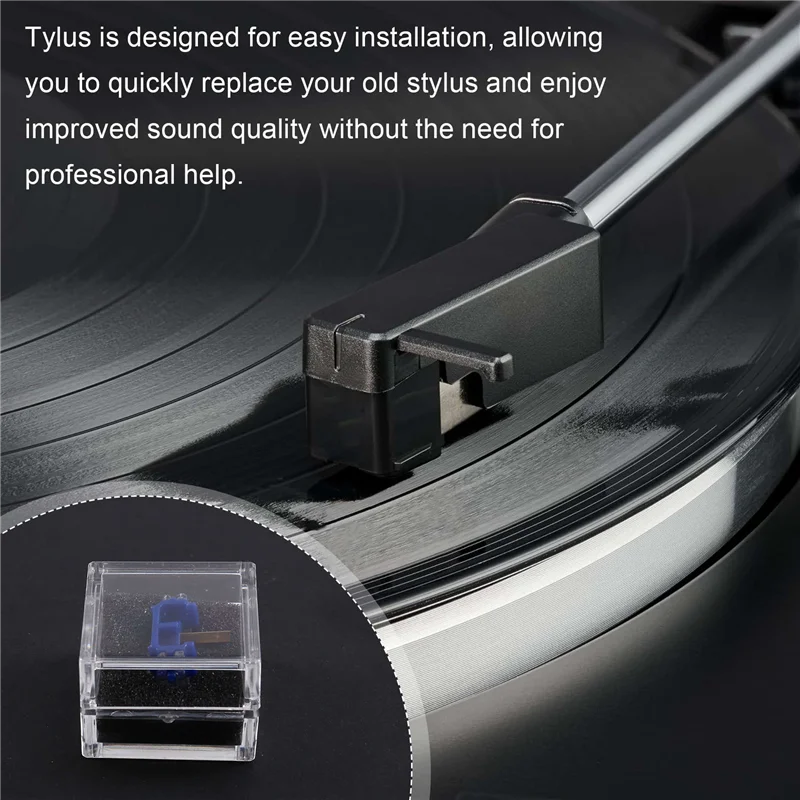 AT63-Para Shure M44-3 N44-7 M44G M44-7 Cartuchos Acessórios de fonógrafo LP para-DUAL DN305, DN306; Para-GARRARD N44-7