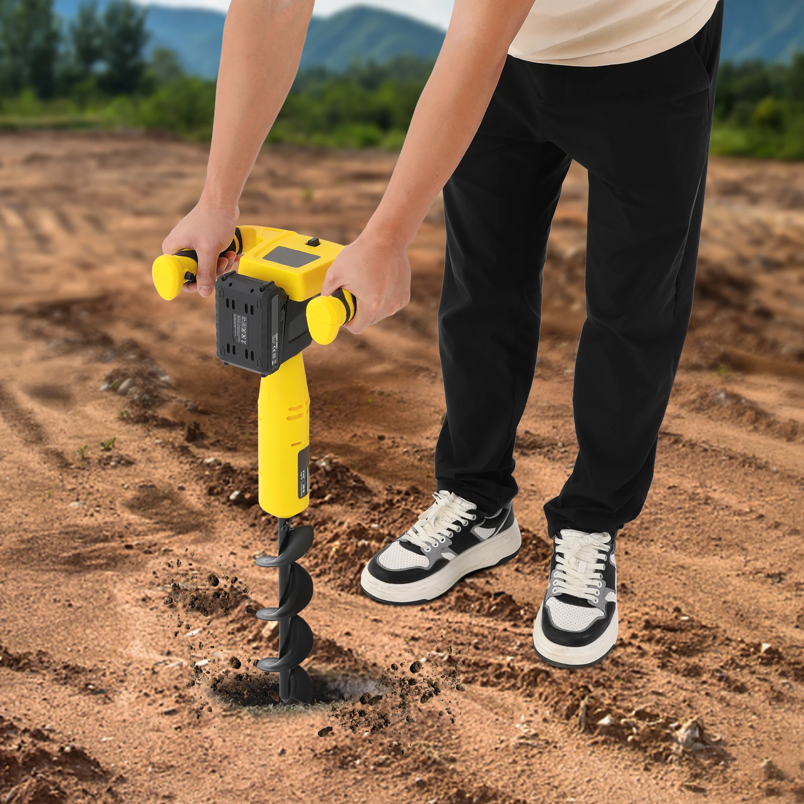 20V Cordless Electric Earth Auger - 11.8
