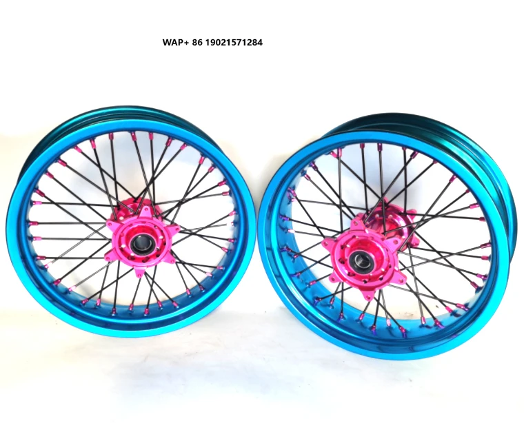 

Factory Supply 17 Inch Motorcycle Supermoto Wheelsset for YZ 250 450