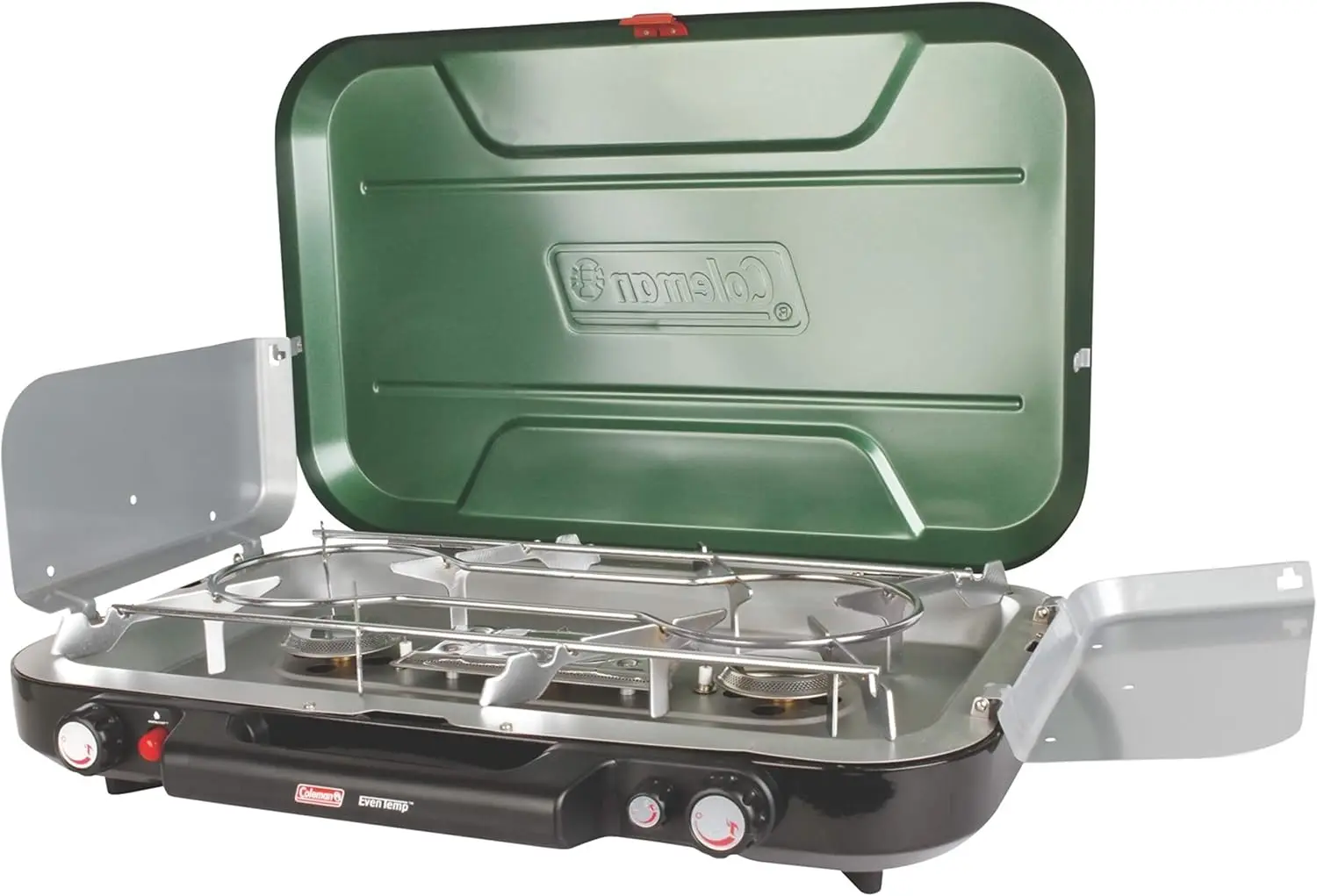 Classic 3-Burner Propane Camping Stove, Portable Camp Stove with 3 Adjustable Burners & Push-Button Instant Ignition, 28