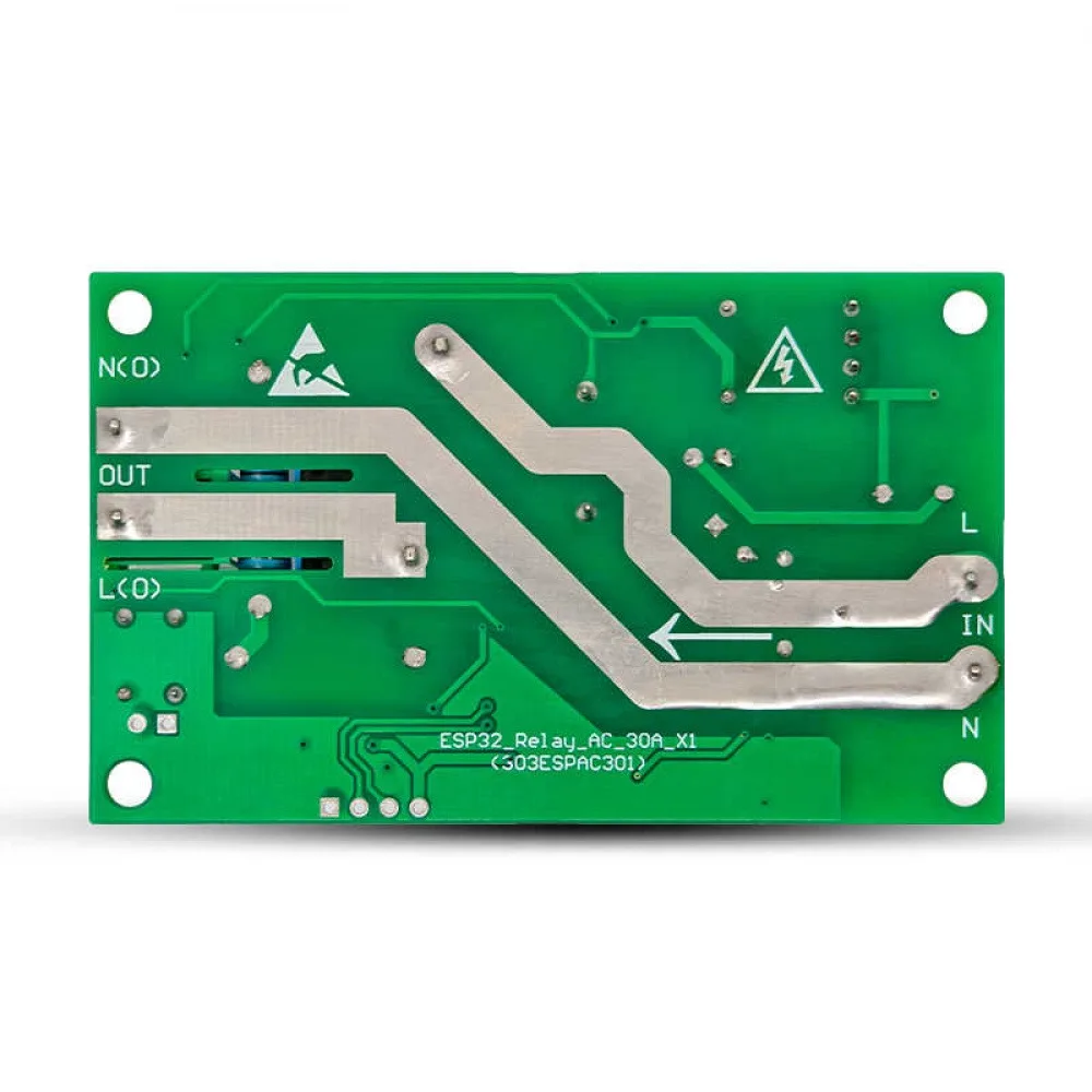 

ESP32 WIFI Bluetooth-compatible Relay Module Single Channel AC220V Power Supply Board 30A Support UART Burning Development